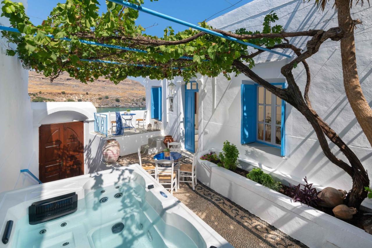 Lindos Beach Boutique Villa Eksteriør billede