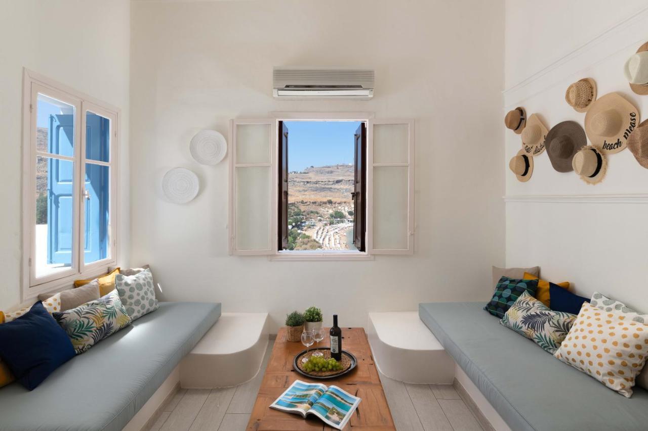 Lindos Beach Boutique Villa Eksteriør billede